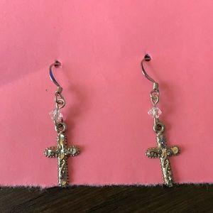 Cross earrings